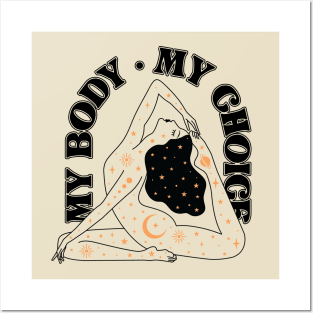 My Body My Choice Celestial Woman Posters and Art